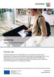 Frderung des Projekts PopUp-Lab ber REACT-EU-Mittel